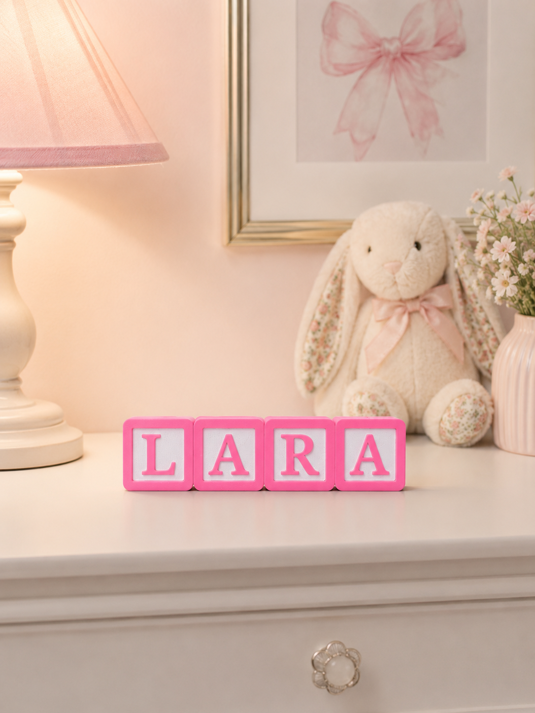 Placa com Nome em Blocos